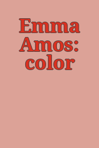 Emma Amos: color odyssey.