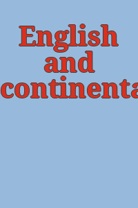 English and continental furniture.