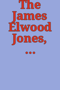 The James Elwood Jones, Jr. Arms Collection