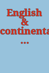 English & continental furniture & decorative arts.