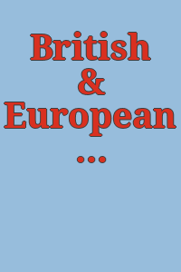 British & European furniture & decorative arts.