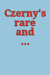 Czerny's rare and fine antique arms and armour.