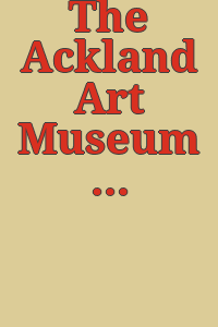 The Ackland Art Museum : a handbook / introduction by Evan H. Turner ; edited by Innis H. Shoemaker ; with an appendix by John E. Larson.