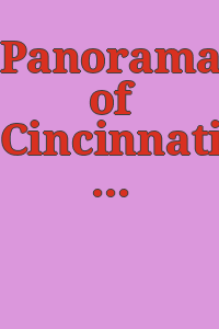 Panorama of Cincinnati art, 1850-1950 : Dec. 6, 1986-Dec. 31, 1986, Cincinnati Art Galleries.