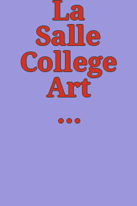 La Salle College Art Museum : guide to the collection / Caroline P. Wistar.
