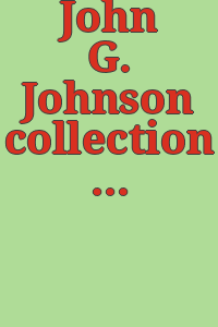 John G. Johnson collection : catalogue of paintings.
