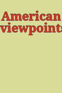 American viewpoints.