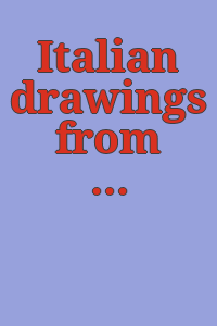 Italian drawings from the Ashmolean Museum, Oxford.: A loan exhibition in aid of the Friends of the Ashmolean Museum.