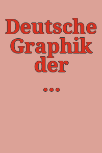 Deutsche Graphik der Gegenwart, 1958-1963.