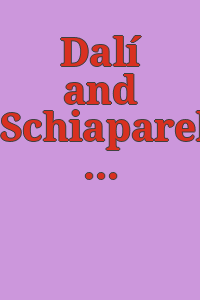 Dalí and Schiaparelli / Salvador Dalí Museum.