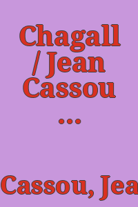 Chagall / Jean Cassou ; [translated from the French by Alisa Jaffa].