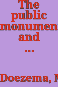 The public monument and its audience / Marianne Doezema, June Hargrove.