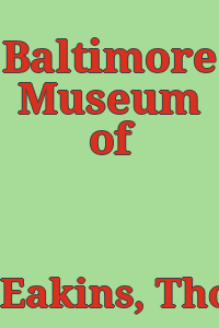 Baltimore Museum of Art.