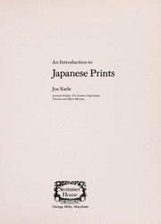An introduction to Japanese prints / Joe Earle.