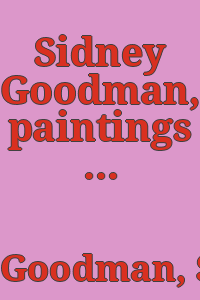 Sidney Goodman, paintings : the Elements-Archangel.