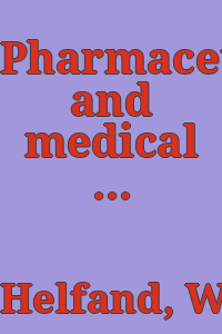 Pharmaceutical and medical valentines / by William H. Helfand.
