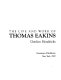 The life and work of Thomas Eakins / Gordon Hendricks.