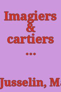 Imagiers & cartiers à Chartres : liste des productions connues de l'imagerie populaire Chartraine / Maurice Jusselin ; éditeur sci. Adolphe Aynaud.