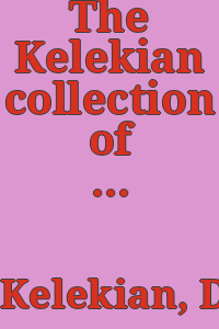 The Kelekian collection of Persian and analogous potteries, 1885-1910 ...