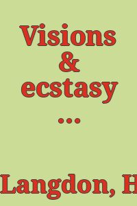 Visions & ecstasy : G.B. Castiglione's St Francis / catalogue text was written by Helen Langdon and Jonathan Bober.