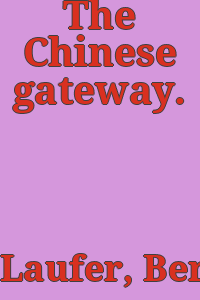 The Chinese gateway.