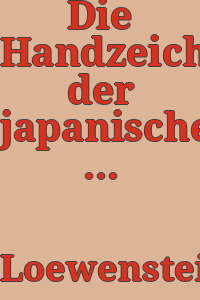 Die Handzeichnungen der japanischen Holzschnittmeister. Mit 2 farbigen und 30 schwarzen Tafeln.