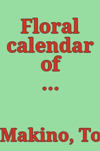 Floral calendar of Japan / by T. Makino and Genzirō Oka.