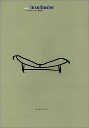 Le Corbusier : inside the machine for living : furniture and interiors / George H. Marcus.