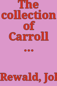 The collection of Carroll S. Tyson, Jr. ...