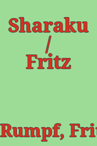 Sharaku / Fritz Rumpf.