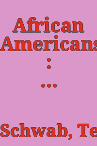 African Americans : seeing and seen, 1766-1916 / Tess Sol Schwab ; with a foreword by John Driscoll.