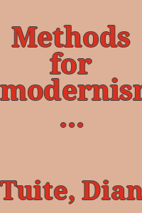 Methods for modernism : American art, 18776-1925 / Diana K. Tuite, Linda J. Docherty.