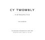 Cy Twombly, a retrospective / Kirk Varnedoe.