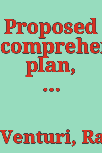 Proposed comprehensive plan, Philadelphia Museum of Art, Philadelphia, Pennsylvania.